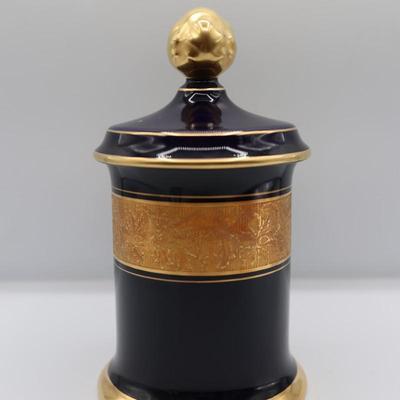 Lindner Cobalt Blue Porcelain Canister