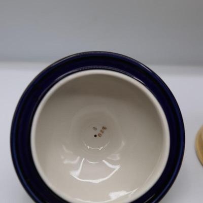 Lindner Cobalt Blue Porcelain Canister