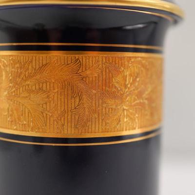 Lindner Cobalt Blue Porcelain Canister