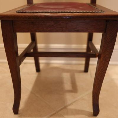 Victorian Northwind Face Carved Oak Accent Chair (See Details)