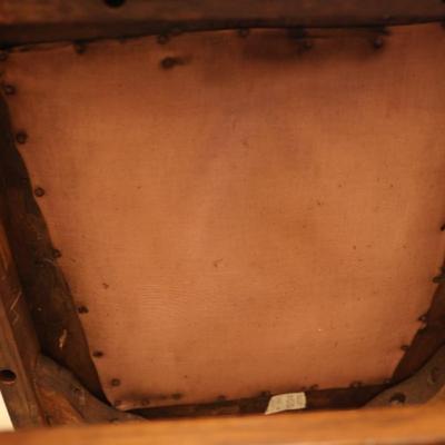 Victorian Northwind Face Carved Oak Accent Chair (See Details)