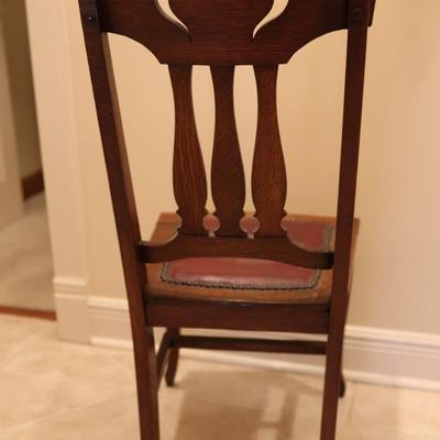 Victorian Northwind Face Carved Oak Accent Chair (See Details)