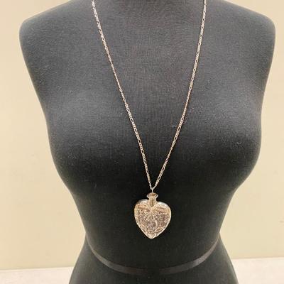 Sterling Perfume Pendant