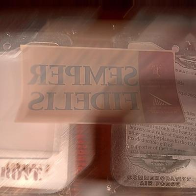 LICENSE PLATE FRAMES, BUMPER STICKERS AND PATCHES