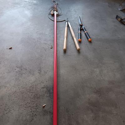 TREE LIMB CUTTER, LOPPERS, HEDGE TRIMMERS, GARDEN CLAW AND MORE
