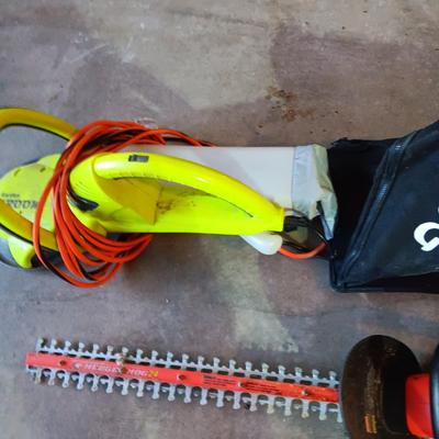 GARDEN GROOM AND 24" ELECTRIC HEDGE TRIMMERS
