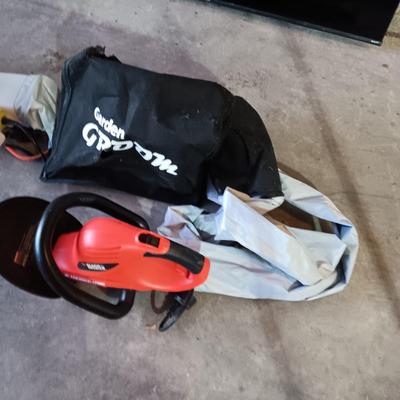 GARDEN GROOM AND 24" ELECTRIC HEDGE TRIMMERS