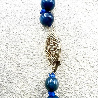 Denim Lapis necklace