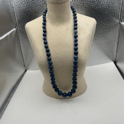 Denim Lapis necklace