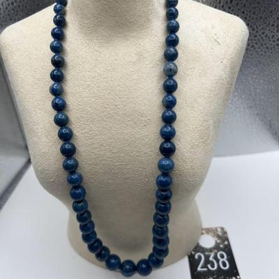 Denim Lapis necklace