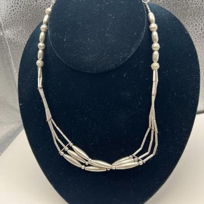Liquid Silver Choker