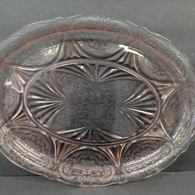 Pink Depression Mayfair Anchor Hocking & Royal Lace Serving Dishes