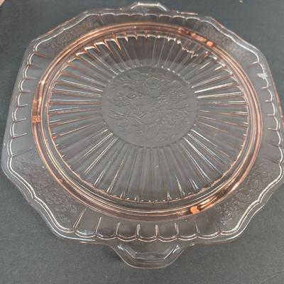 Pink Depression Mayfair Anchor Hocking & Royal Lace Serving Dishes