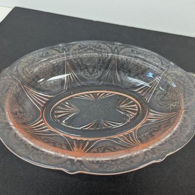 Pink Depression Mayfair Anchor Hocking & Royal Lace Serving Dishes