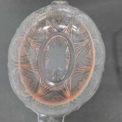 Pink Depression Mayfair Anchor Hocking & Royal Lace Serving Dishes