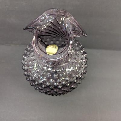 Indiana Glass Tiara Amethyst Purple Vase