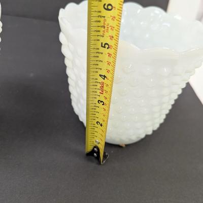 Milk Glass Fire King Oven Ware Pots #47