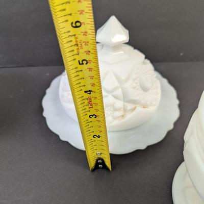 Octagon Anchor Hocking Candy Dish Butter Dish Planter #48