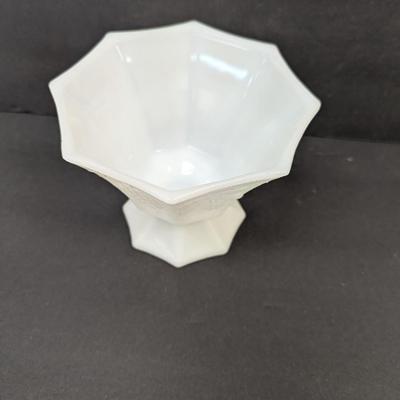 Octagon Anchor Hocking Candy Dish Butter Dish Planter #48