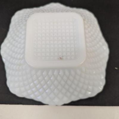 Octagon Anchor Hocking Candy Dish Butter Dish Planter #48