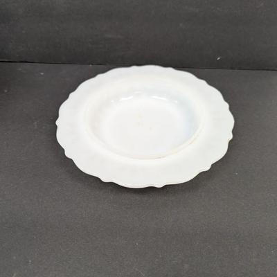 Octagon Anchor Hocking Candy Dish Butter Dish Planter #48