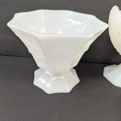 NAPCO Vase Pedestal Bowl Candy Dishes Pear Plate #49