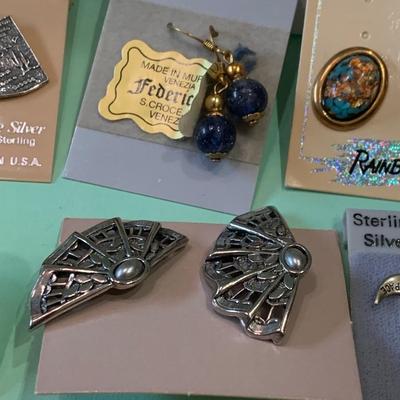 Mixed Jewelry Lot Carded & Holiday Pieces