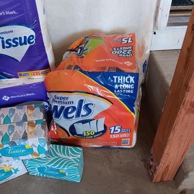 BATH TISSUE, KLEENEX AND PAPER TOWELS