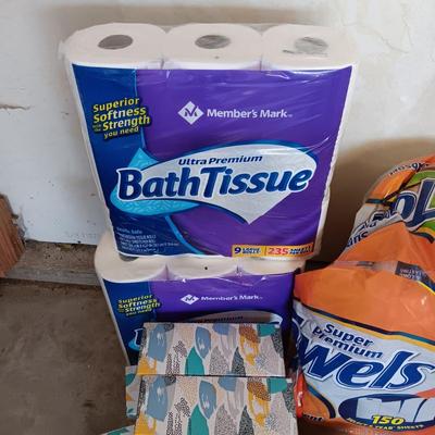 BATH TISSUE, KLEENEX AND PAPER TOWELS
