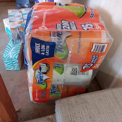 BATH TISSUE, KLEENEX AND PAPER TOWELS