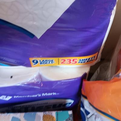 BATH TISSUE, KLEENEX AND PAPER TOWELS