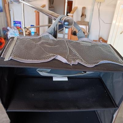 DOUBLE ROD GARMENT RACK, LAUNDRY BASKETS, COAT HANGERS AND DOOR HANGER