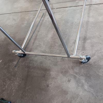 DOUBLE ROD GARMENT RACK, LAUNDRY BASKETS, COAT HANGERS AND DOOR HANGER