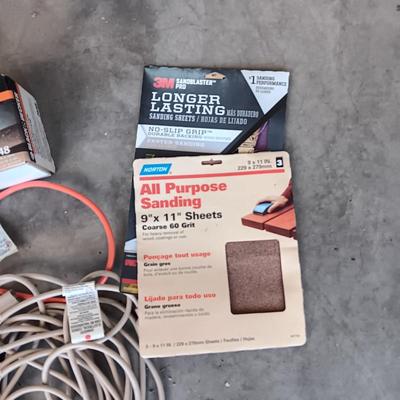CIRCULAR SAW, SANDER, GLUE GUN, EXTENSION CORDS AND MORE