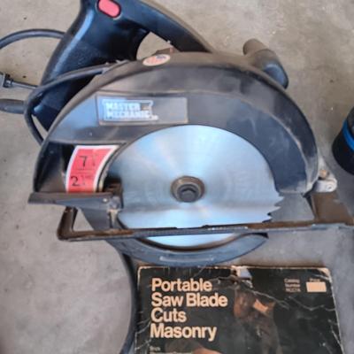CIRCULAR SAW, SANDER, GLUE GUN, EXTENSION CORDS AND MORE