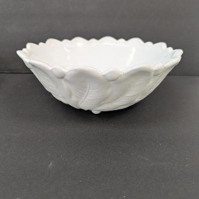 Milk Glass Serving Bowls