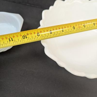 Milk Glass Serving Bowls