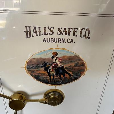 HALL'S LARGE HEATED COMBINATION SAFE