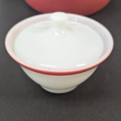 8" Pyrex Square Dish 2 Quart Bowls & Sugar & Creamer Dishes