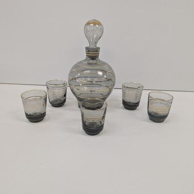 Italian Style Decanter & Glasses