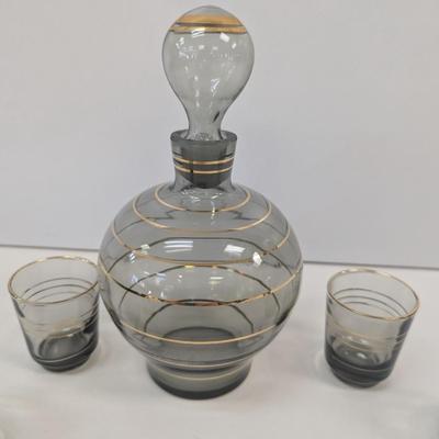 Italian Style Decanter & Glasses