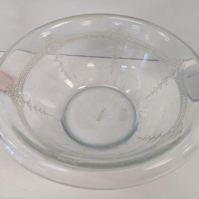 Assortment Of Vintage Depression Glass Fire King Last Supper Glasses Tiara Glass