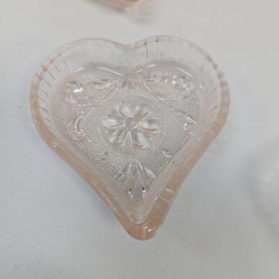 Assortment Of Vintage Depression Glass Fire King Last Supper Glasses Tiara Glass
