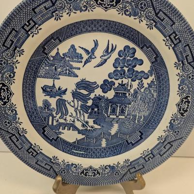24 Pieces Of Churchill Blue Willow England Dishes Set Of 8 Choice 3