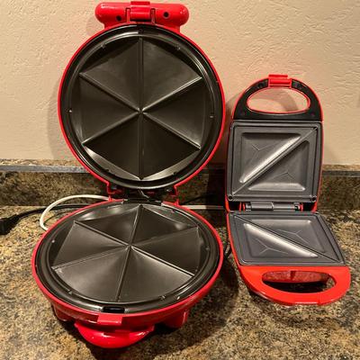 Bella 8in Quesadilla Maker, Nostalgia Sandwich Maker