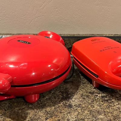 Bella 8in Quesadilla Maker, Nostalgia Sandwich Maker