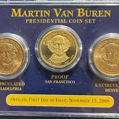 USA Pesident Coin Set Martin Van Buren