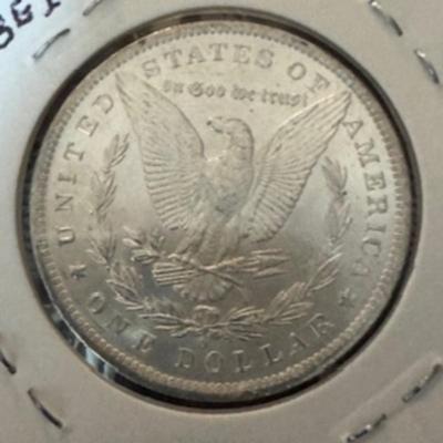 1885 O Morgan Silver Dollars