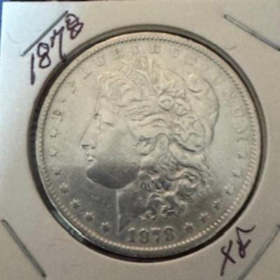 1878 Morgan Silver Dollars