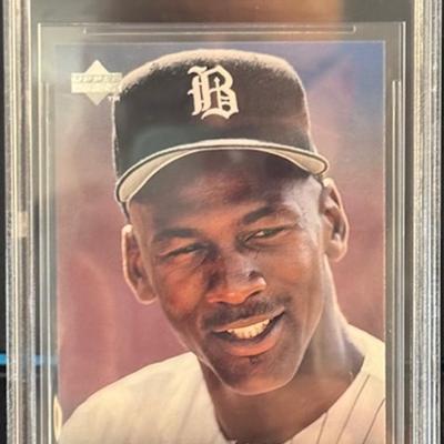 1995 Upper Deck Michael Jordan Baseball Rookie Card 9 MT